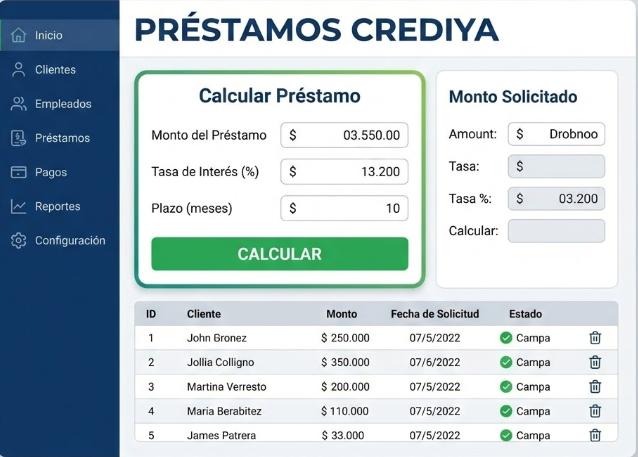 CrediYa - Sistema de Gestión de Préstamos y Pagos